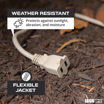 Iron Forge Cable 2 Prong Extension Cord 6 ft - Image 5