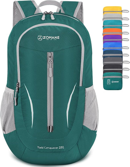 ZOMAKE Ultra Lightweight Packable Backpack 25L, Foldable Hiking Backpacks Water by ZOMAKE