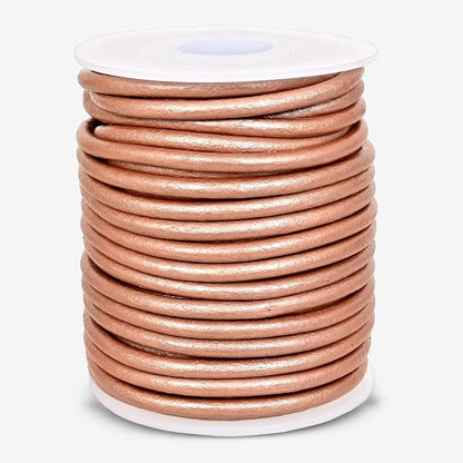 GENIQUE Real/Genuine Round Leather String Cord - Image 2