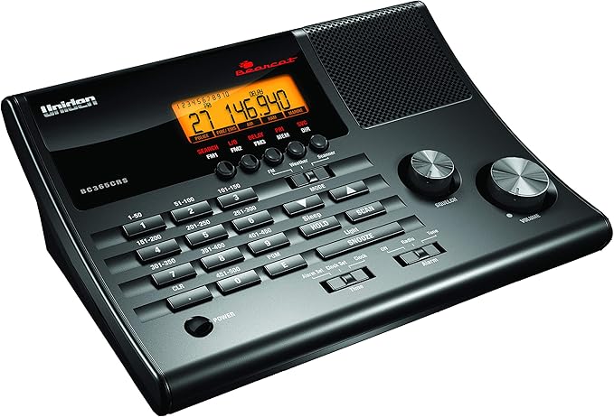 Uniden BC365CRS 500 Channel Scanner and Alarm Clock, FM Radio, Weather Alerts by Uniden
