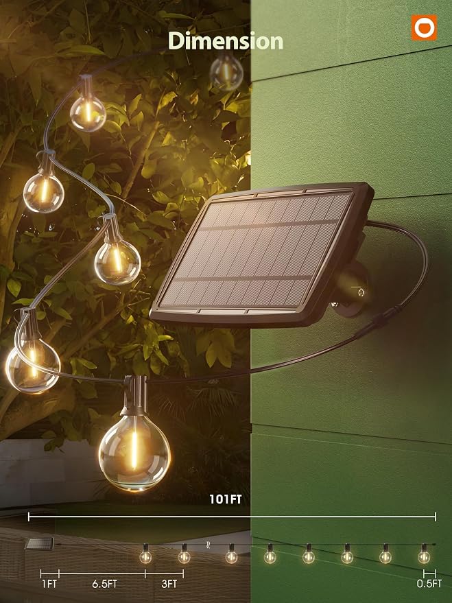 addlon 200FT Solar String Lights - Image 6