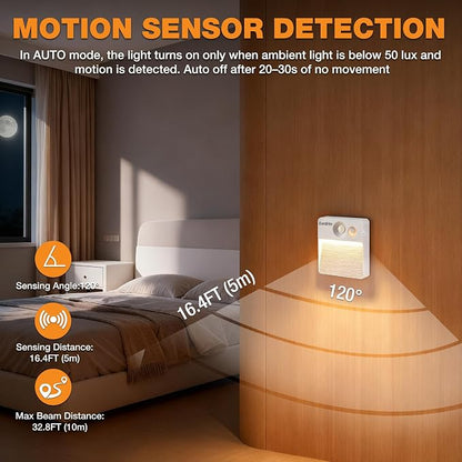 EverBrite Rechargeable Square Motion Sensor LED Night Light, Motion Activated - Image 3