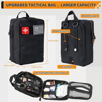 Survival Kit, Gifts for Men Women Teen Boys, Emergency Kit - Image 2