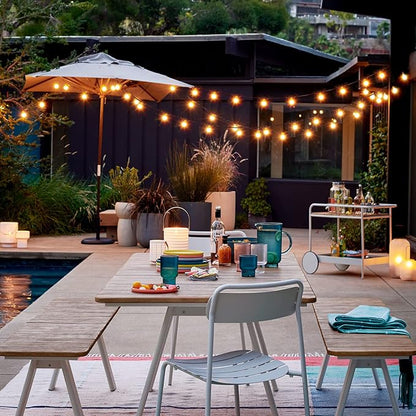 Mlambert 100Ft Outdoor String Lights, G40 Globe Patio Lights - Image 8