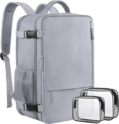 Sinaliy Travel Backpack for Women & Men, 40L Carry-On, 17-Inch Laptop, by Sinaliy