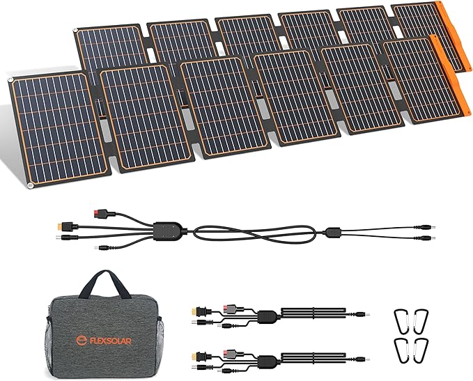 FlexSolar 2PCS 60W Portable Solar Panels Chargers by FlexSolar