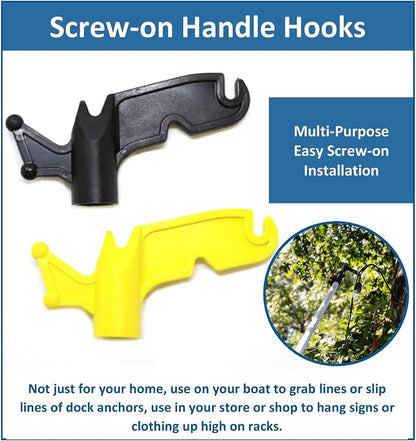 JSP Manufacturing Multi-Purpose Plastic Utility Hook Screw On Pole Attachment - Image 7