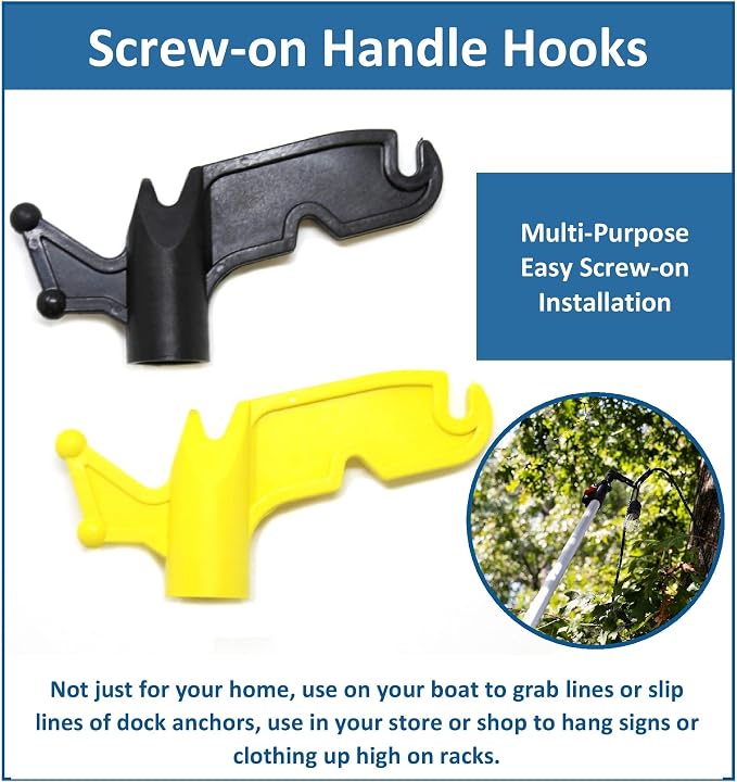JSP Manufacturing Multi-Purpose Plastic Utility Hook Screw On Pole Attachment - Image 6