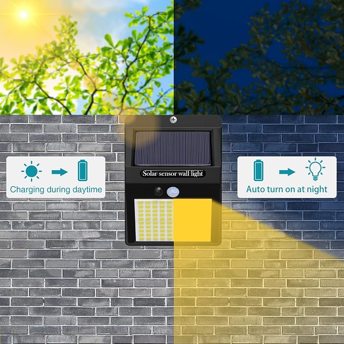 2 Pack Outdoor Solar Motion Lights - Image 5