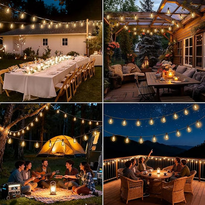 100FT Solar String Lights Outdoor Waterproof - Image 9