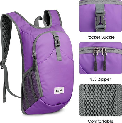 G4Free 10L Hiking Backpack, Lightweight Small Hiking Daypack Outdoor Travel - Image 6
