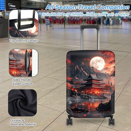 Luggage Cover Protector for 26-28 Inch Suitcases, TSA Approved Elastic Travel - Image 3
