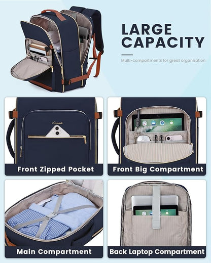 LOVEVOOK Travel Backpack for Women & Men 40L, Airline Approved Carry On - Image 8