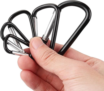 SWATOM Aluminum Carabiner Clip Snap Hook Keyring 1.5/1.9/2.2/2.4/2.8 Inch - Image 4