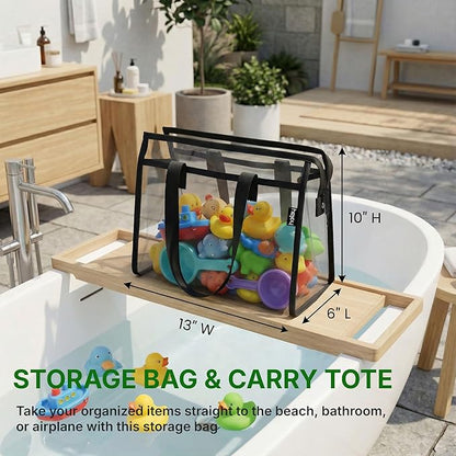 HOLAY 4 Pack Clear Toy Storage Bags - Image 7