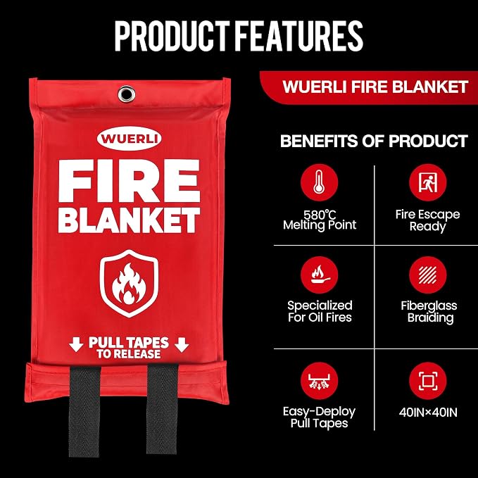 Emergency Fire Blanket, Fire Blanket - Image 5