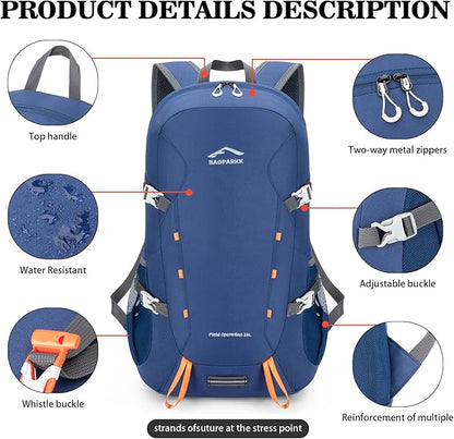 BAGPARKK Hiking Backpack, Large 35L Travel Backpacks - Image 5
