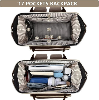 Laptop Backpack Women Work Bag: 15.6 inch Work Bookbag - Image 4