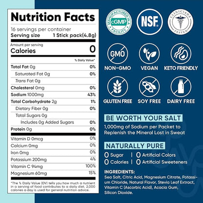 Venture Pal High Sodium Sugar Free Electrolytes Powder Packet - Image 10