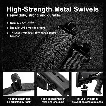 VVAAGG Two-Point Paracord Rifle Sling - Image 3