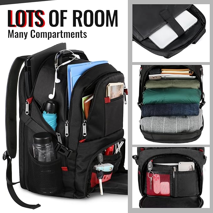 YOREPEK Large Backpack for Men, Extra Large Laptop Backpacks for Men Women - Image 2