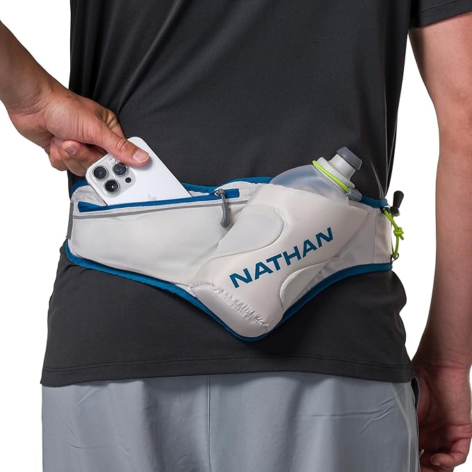 Nathan Peak Running Hydration Waist Pack Belt w/ Speed Draw Flask Water Bottle - Image 7