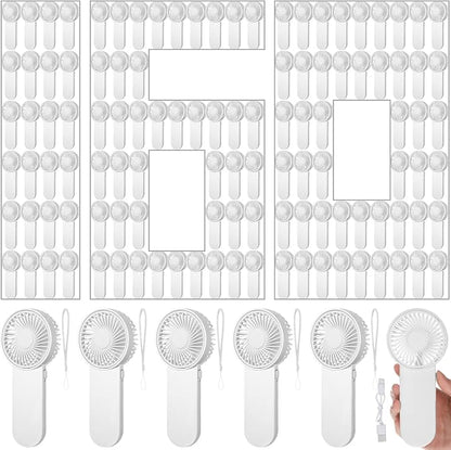 Sumind 160 Pcs Small Personal Portable Fan Mini Handheld Bulk 1 Speed Electric by Sumind