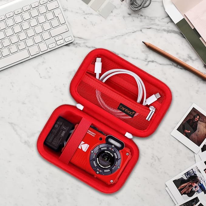 Canboc Carrying Case for Kodak PIXPRO WPZ2 Rugged Waterproof Digital Camera - Image 7
