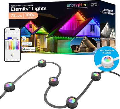 Enbrighten Vibe Eternity Permanent Outdoor Lights by Enbrighten