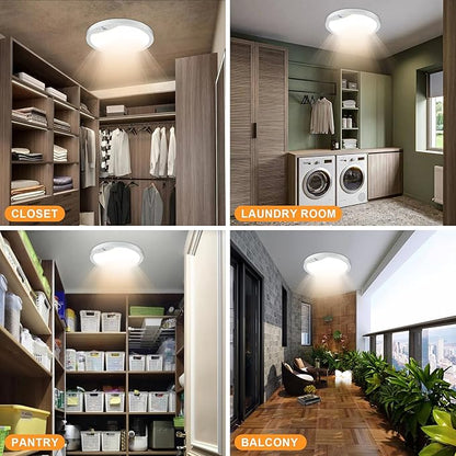 2-Pack Motion Sensor Ceiling Lights Hard-Wired, 9Inch Indoor Motion Activated - Image 7