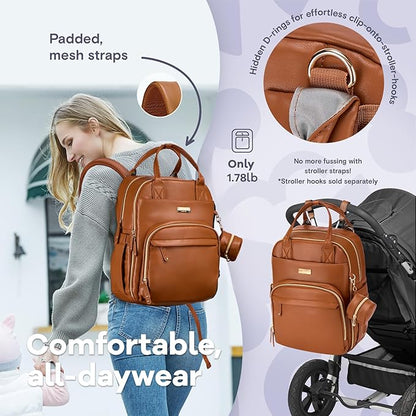 RUVALINO Diaper Bag Backpack, Large Capacity, Waterproof - Image 6
