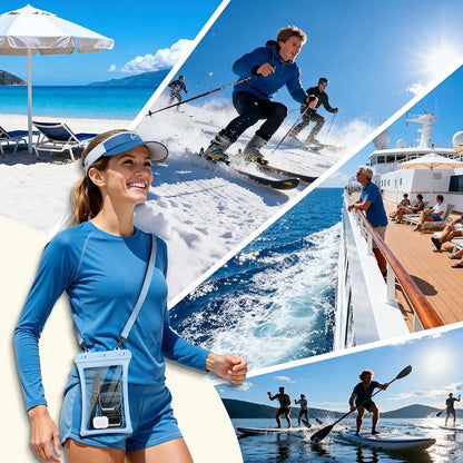 CACOE [Floatable Floating Universal IPX8 Waterproof Phone case 2 Pack-Up to - Image 7