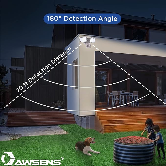 40W LED Security Lights Motion Sensor Light Outdoor, 180 Degree, 4000 LM - Image 3