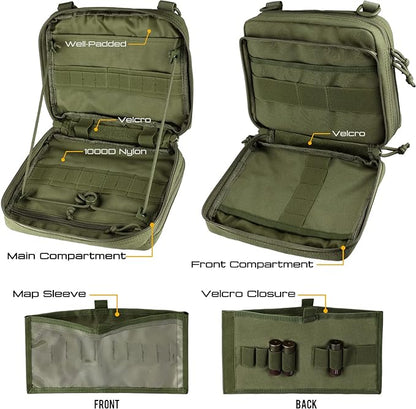 WYNEX Tactical Molle Admin Pouch of Double Layer Design, Admin Pouches Molle - Image 4