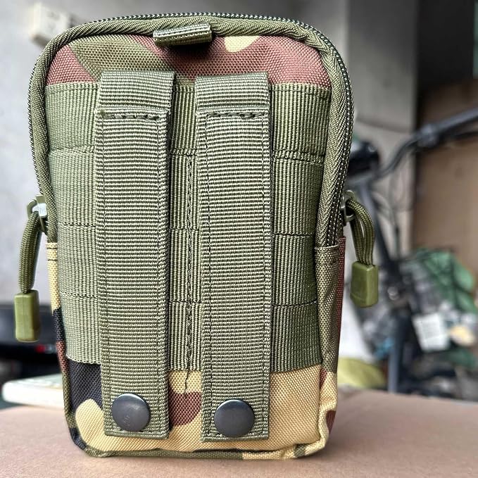 Belt Pouch, Tactical Molle Phone Pouch EDC Utility Pouches Waist Bag, Small - Image 7