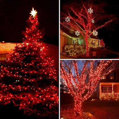 Connectable 200 LED String Lights Indoor Outdoor, 66FT Red Christmas Lights - Image 8