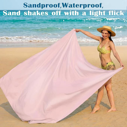 Famstar Beach Blanket Oversized Extra Large 78" X 81", Waterproof Sandproof - Image 5