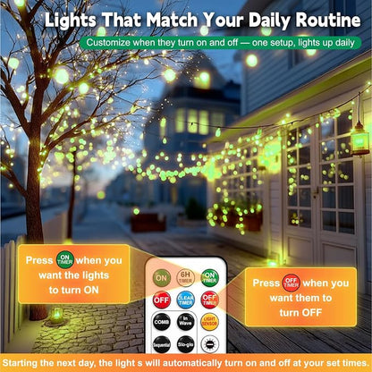 HXWEIYE Rechargeable Fairy Lights - Image 3