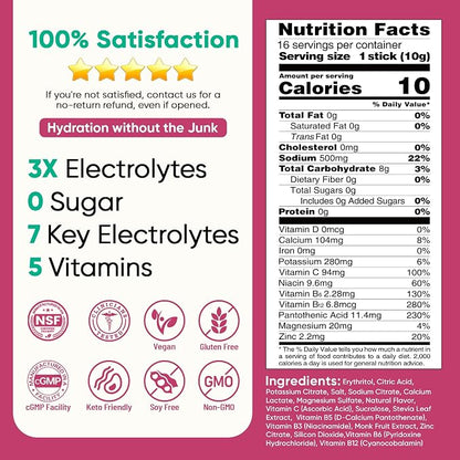 Venture Pal Sugar Free Electrolytes Powder Packets - Image 7