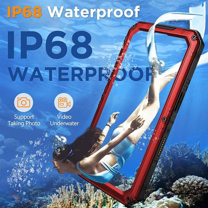 Mitywah Waterproof Case for iPhone 16, Shockproof Heavy Duty Case - Image 3