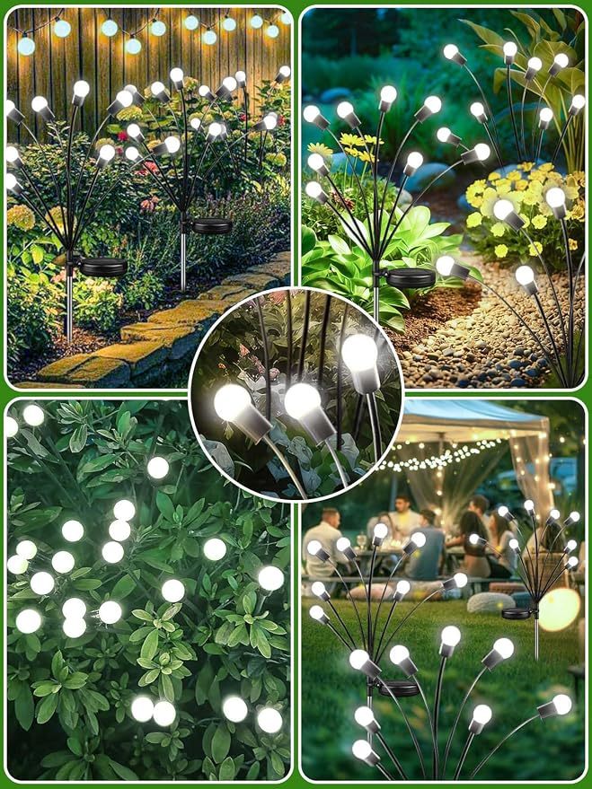 2026 Upgraded Solar Lights Outdoor, 10 Pack Solar Garden Lights - Image 6