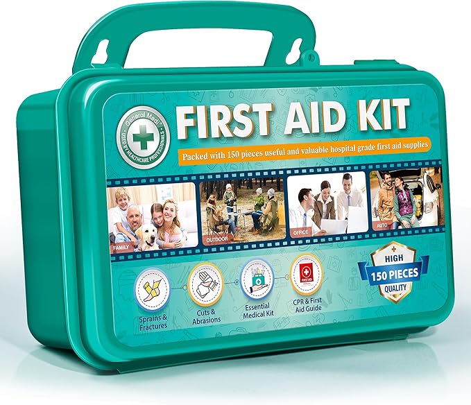 General Medi 150 Pieces Hardcase First Aid Kit by GeneralMedi