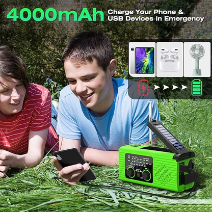 NITIGO Radios for Emergency, Reading Lamp, Flashlight, SOS Alarm, Headphone - Image 7