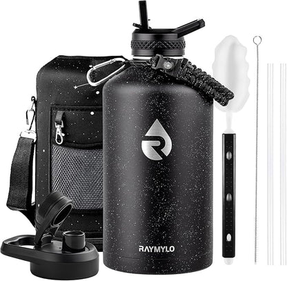 RAYMYLO 128oz Insulated Water Bottle, Triple Wall Vacuum Stainless Steel Water by RAYMYLO