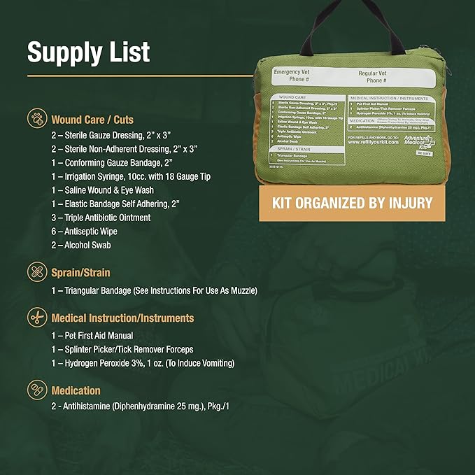 Adventure Medical Kits Trail Dog Medical Kit - Image 6