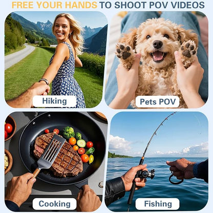 Beviliu Neck Phone Holder for Recording, Hands-Free POV/Vlog Neck Mount - Image 5