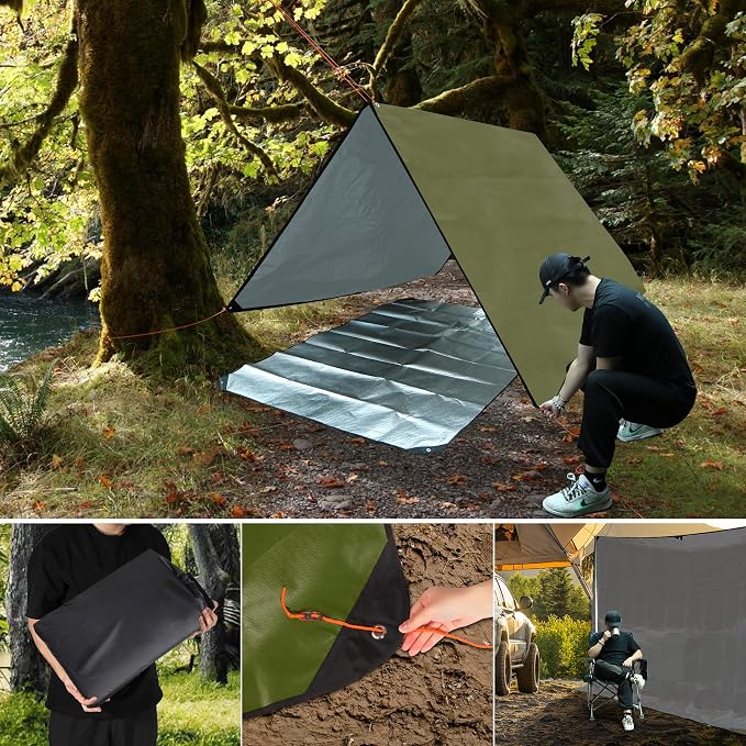 RedSwing 6 Pack Heavy Duty Waterproof Emergency Thermal Tarp, Insulated - Image 9