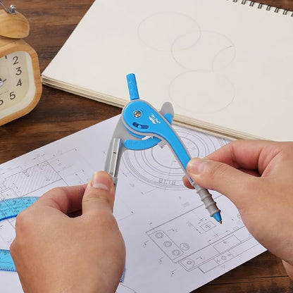 Mr. Pen- Geometry Compass and Protractor Set, 6 Inch Compass, 6 Inch Protractor - Image 7