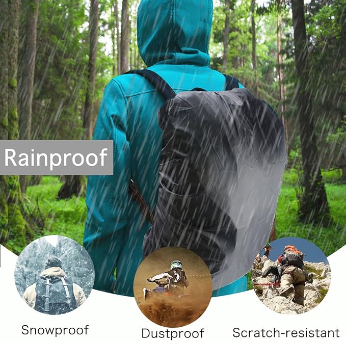 Frelaxy Waterproof Backpack Rain Cover, 10000mm Waterproof Level, Upgraded - Image 7