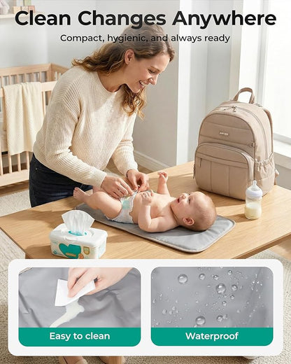 BAGSMART Diaper Bag Backpack, Lightweight Stroller-Friendly Diaper Bag - Image 5